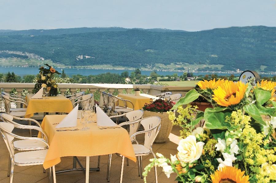 Restaurant-Hotel Seeblick Morigen Esterno foto