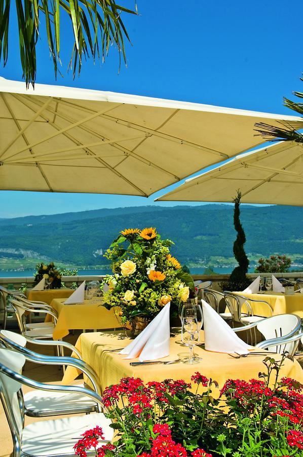 Restaurant-Hotel Seeblick Morigen Esterno foto